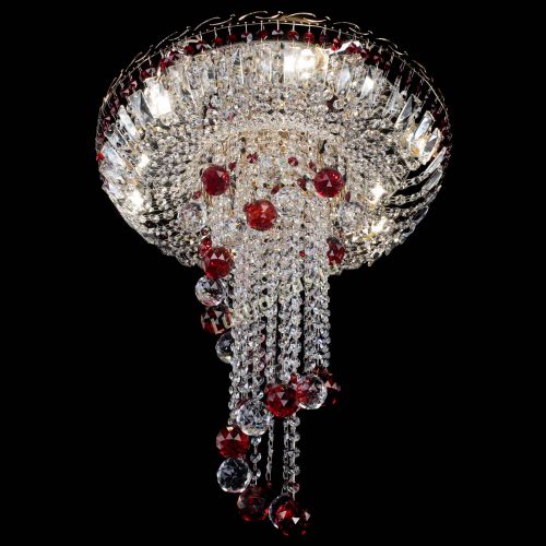 Люстра Диана №6 Шар 40 красная в Самаре Гусь Хрустальный