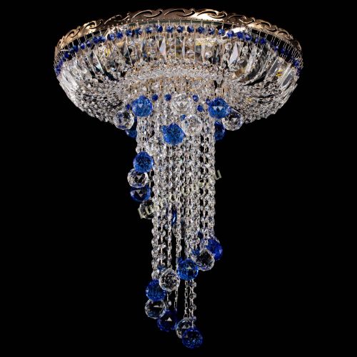 Люстра Диана №6 Шар 40 синяя в Самаре Гусь Хрустальный