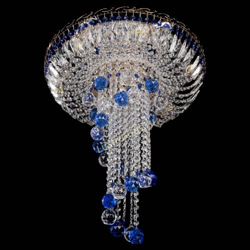 Люстра Диана №6 Шар 40 синяя в Самаре Гусь Хрустальный