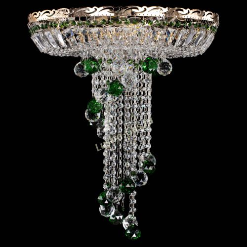 Люстра Диана №6 Шар 40 зеленая в Самаре Гусь Хрустальный