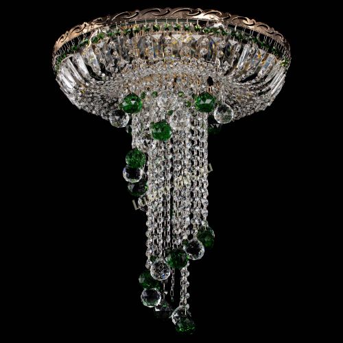 Люстра Диана №6 Шар 40 зеленая в Самаре Гусь Хрустальный