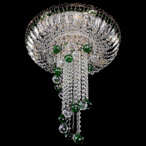 Люстра Диана №6 Шар 40 зеленая в Самаре Гусь Хрустальный