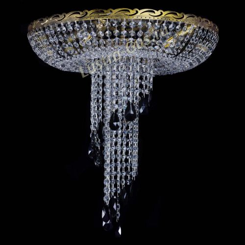 Люстра Диана №6 журавлик черная под бронзу  в Самаре Гусь Хрустальный