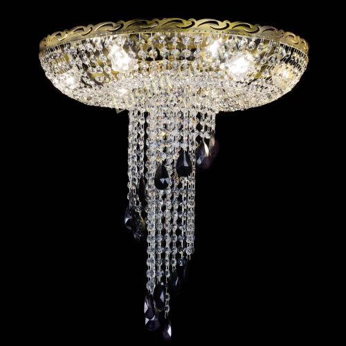 Люстра Диана №6 журавлик черная под бронзу  в Самаре Гусь Хрустальный