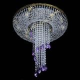 Люстра Диана №6 журавлик фиолетовая под бронзу  в Самаре