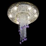 Люстра Диана №6 журавлик фиолетовая под бронзу  в Самаре