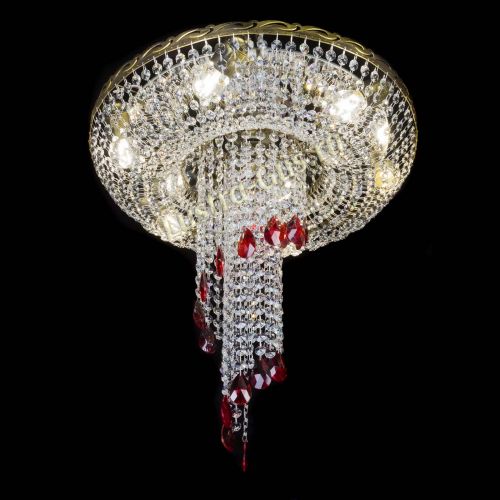 Люстра Диана №6 журавлик красная под бронзу в Самаре Гусь Хрустальный