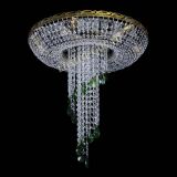 Люстра Диана №6 журавлик зеленая под бронзу  в Самаре