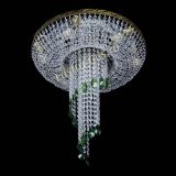 Люстра Диана №6 журавлик зеленая под бронзу  в Самаре