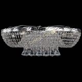 Люстра Диана конусы, диаметр - 600 мм, цвет- серебро, Люстры Гусь Хрустальный