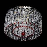 Люстра Диана Пластинка №3 красная в Самаре