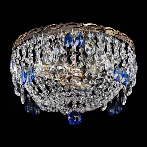 Люстра Диана журавлик синяя в Самаре Гусь Хрустальный