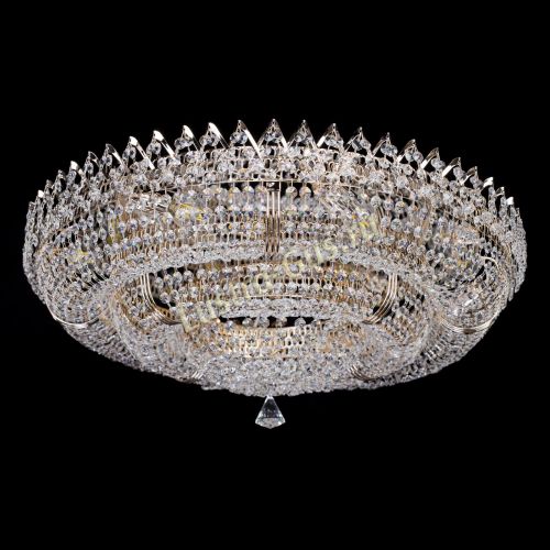 Люстра Двойное Кольцо Корона 700 мм в Самаре Гусь Хрустальный