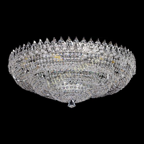 Люстра Двойное Кольцо Корона 700 мм в Самаре Гусь Хрустальный