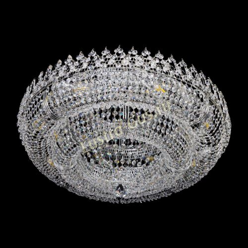 Люстра Двойное Кольцо Корона 700 мм в Самаре Гусь Хрустальный