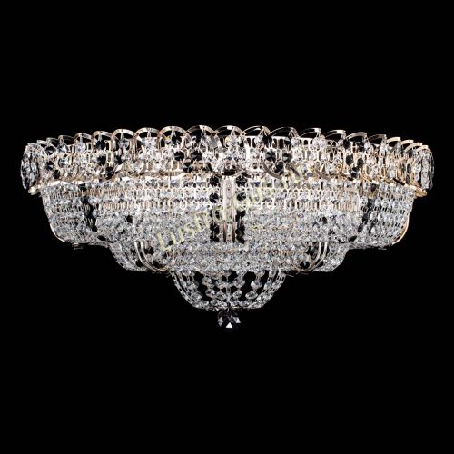 Люстра Двойное Кольцо Классика №6 черная в Самаре Гусь Хрустальный