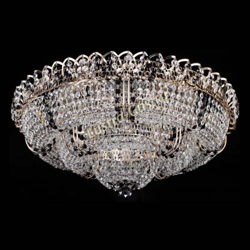 Люстра Двойное Кольцо Классика №6 черная в Самаре Гусь Хрустальный