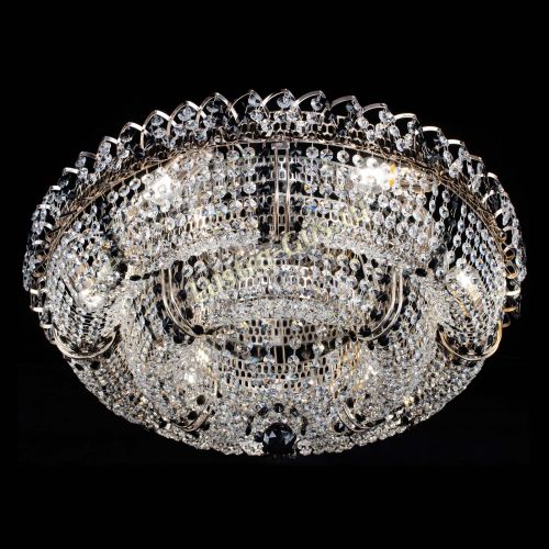 Люстра Двойное Кольцо Классика №6 черная в Самаре Гусь Хрустальный