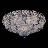 Люстра Двойное Кольцо Классика №6 синяя в Самаре