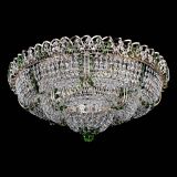 Люстра Двойное Кольцо Классика №6 зеленая в Самаре