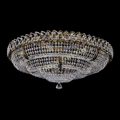 Люстра Двойное Кольцо Классика под бронзу в Самаре Гусь Хрустальный