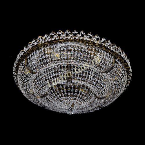 Люстра Двойное Кольцо Классика под бронзу в Самаре Гусь Хрустальный