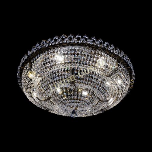 Люстра Двойное Кольцо Классика под бронзу в Самаре Гусь Хрустальный