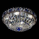 Люстра Двойной Купол 450 мм синий, цвет: золото, Люстры Гусь Хрустальный Люстра Двойной Купол 450 мм синий, цвет: золото, Люстры Гусь Хрустальный