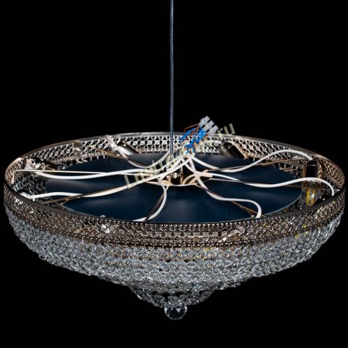 Люстра Двойное Кольцо Венеция оптикон в Самаре Гусь Хрустальный