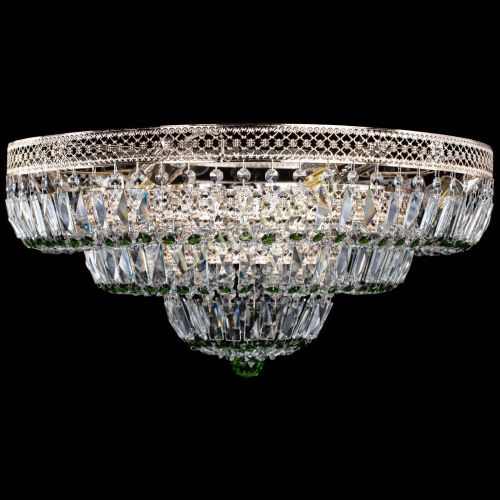 Люстра Двойное Кольцо Венеция зеленая в Самаре Гусь Хрустальный