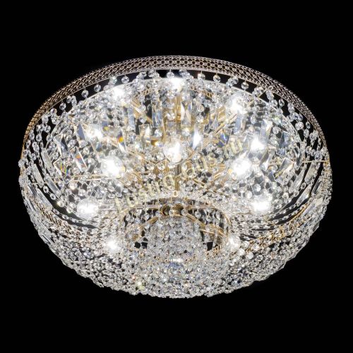 Люстра Эдна №8 (с плотным прилеганием к потолку) в Самаре Гусь Хрустальный