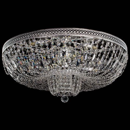 Люстра Эдна №8 (с плотным прилеганием к потолку) в Самаре Гусь Хрустальный