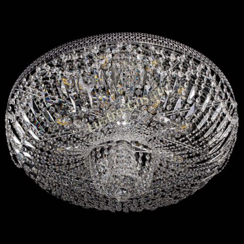 Люстра Эдна №8 (с плотным прилеганием к потолку) в Самаре Гусь Хрустальный