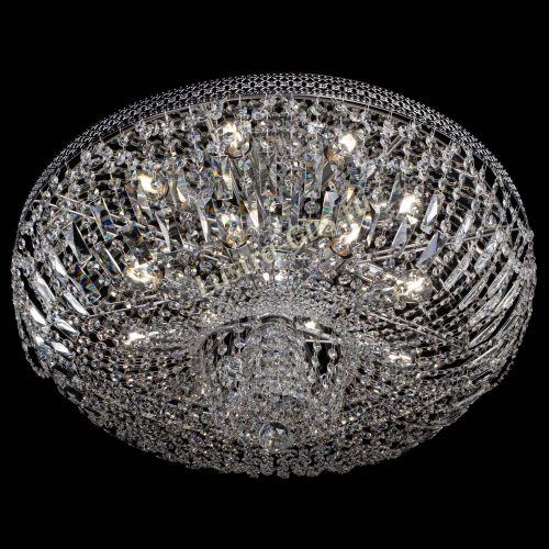 Люстра Эдна №8 (с плотным прилеганием к потолку) в Самаре Гусь Хрустальный