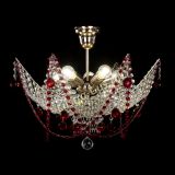 Люстра Элина №2 красная в Самаре