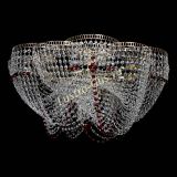 Люстра Есения черно-красная, диаметр - 600 мм, цвет - золото, Люстры Гусь Хрустальный Люстра Есения черно-красная, диаметр - 600 мм, цвет - золото, Люстры Гусь Хрустальный