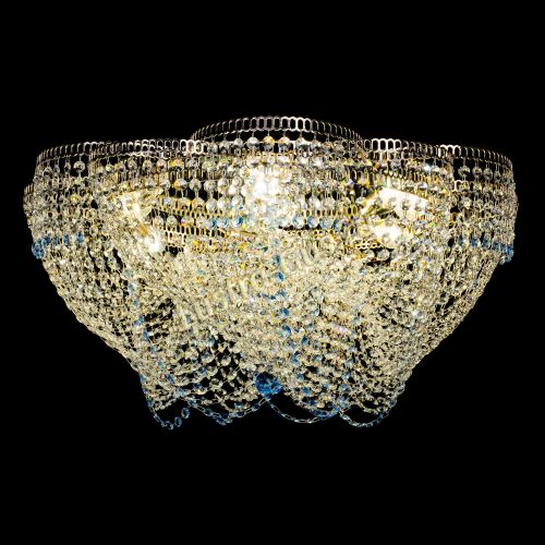 Люстра Есения голубая в Самаре Гусь Хрустальный