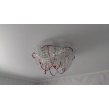 Люстра Есения красная в Самаре