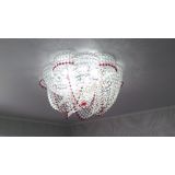 Люстра Есения красная в Самаре