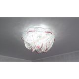 Люстра Есения красная в Самаре