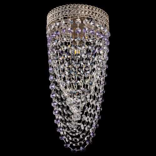 Люстра Флоренция №1 Водоворот фиолетовая в Самаре Гусь Хрустальный