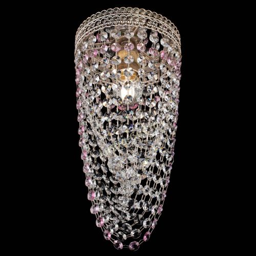 Люстра Флоренция №1 Водоворот розовая в Самаре Гусь Хрустальный