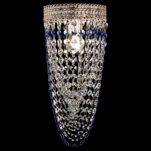 Люстра Флоренция №1 Водоворот синяя в Самаре Гусь Хрустальный