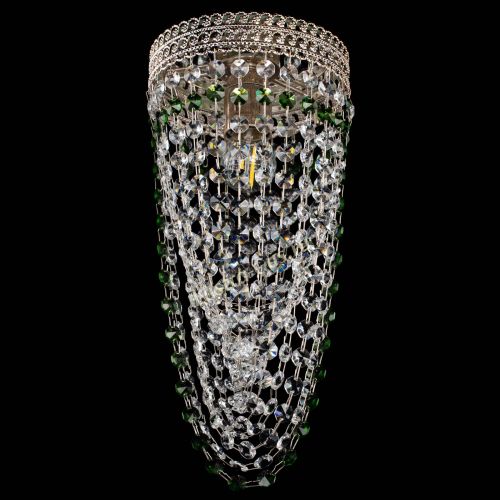 Люстра Флоренция №1 Водоворот зеленая в Самаре Гусь Хрустальный