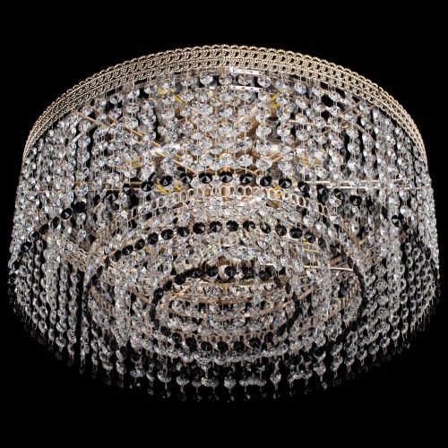 Люстра Флоренция капель оптикон черная в Самаре Гусь Хрустальный