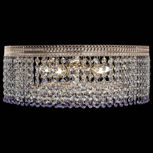 Люстра Флоренция капель оптикон фиолетовая в Самаре Гусь Хрустальный