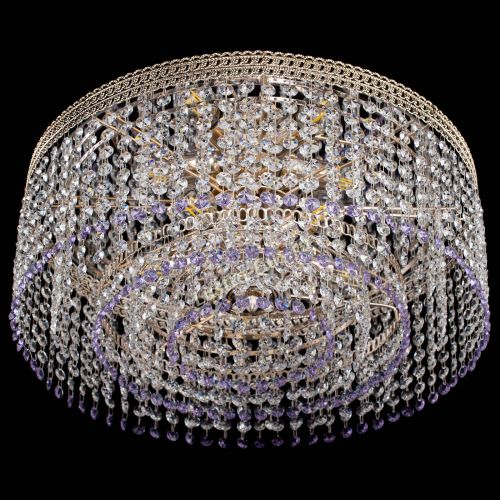Люстра Флоренция капель оптикон фиолетовая в Самаре Гусь Хрустальный