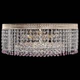 Люстра Флоренция капель оптикон розовая в Самаре