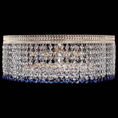 Люстра Флоренция капель оптикон синяя в Самаре Гусь Хрустальный