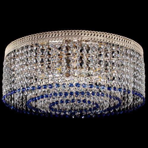 Люстра Флоренция капель оптикон синяя в Самаре Гусь Хрустальный